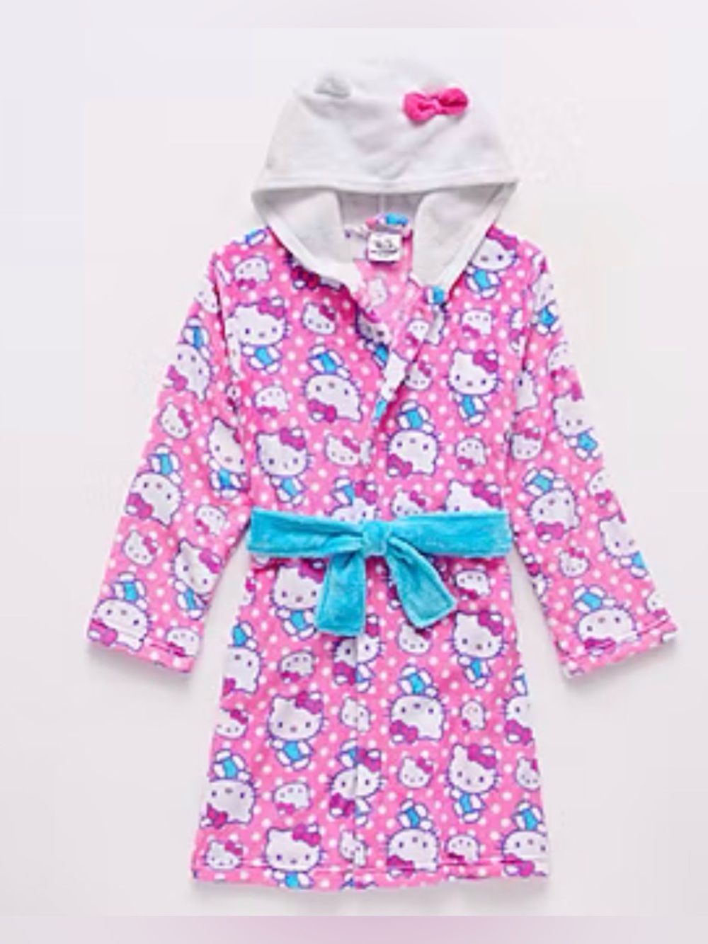 Girls Fleece Long Sleeve Knee Length Robe